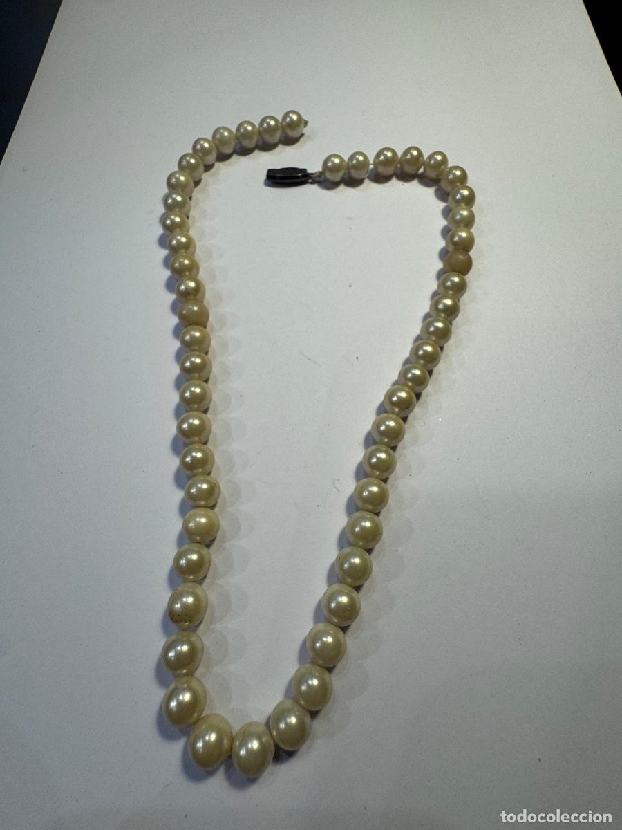 Joyeria: COLLAR DE PERLAS CON CIERRE DE PLATA CON CONTRASTE MED.: 42 CMS. / COMPRA MIN&Iacute;MA 5 &euro;