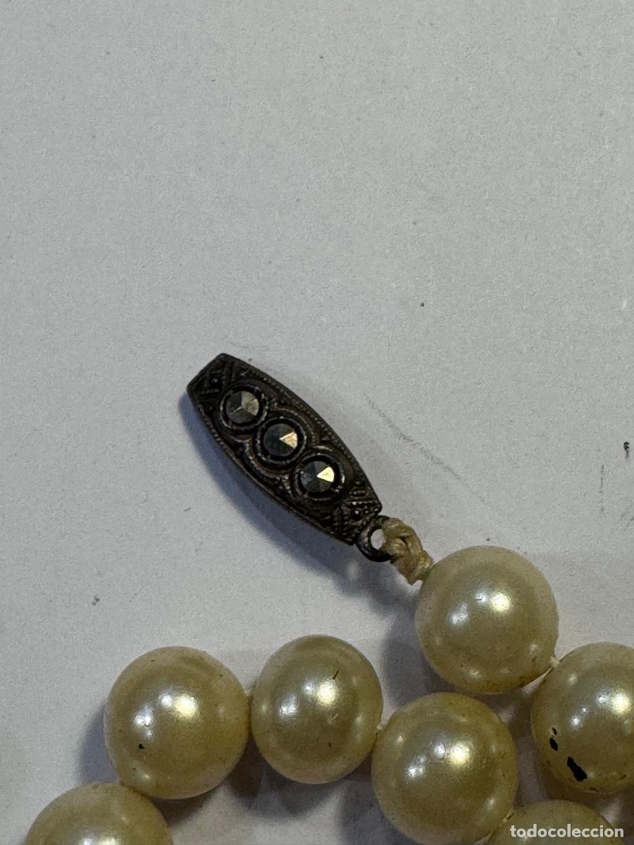 Joyeria: COLLAR DE PERLAS CON CIERRE DE PLATA CON CONTRASTE MED.: 42 CMS. / COMPRA MIN&Iacute;MA 5 &euro; - Foto 2