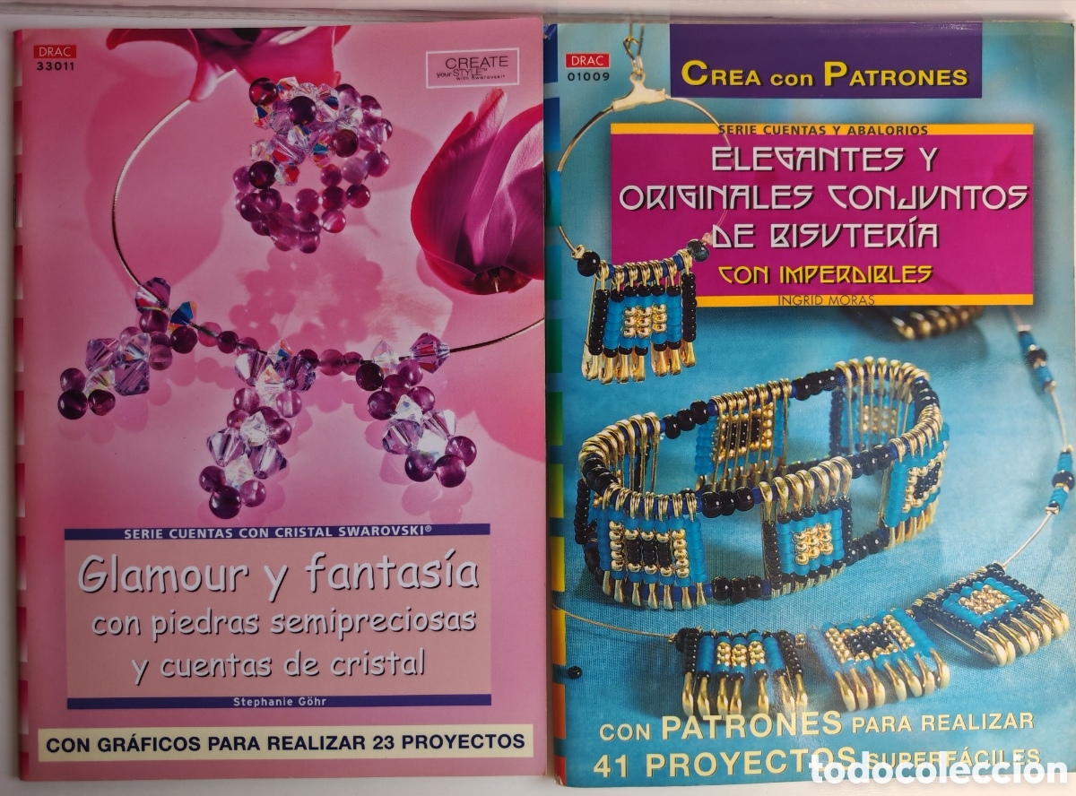 Joyeria: Lote de 9 libros de bisuter&iacute;a con Swarovski - Foto 2