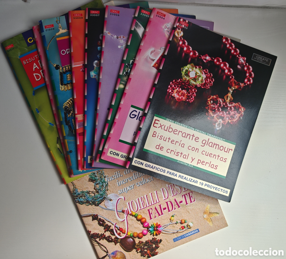 Joyeria: Lote de 9 libros de bisuter&iacute;a con Swarovski