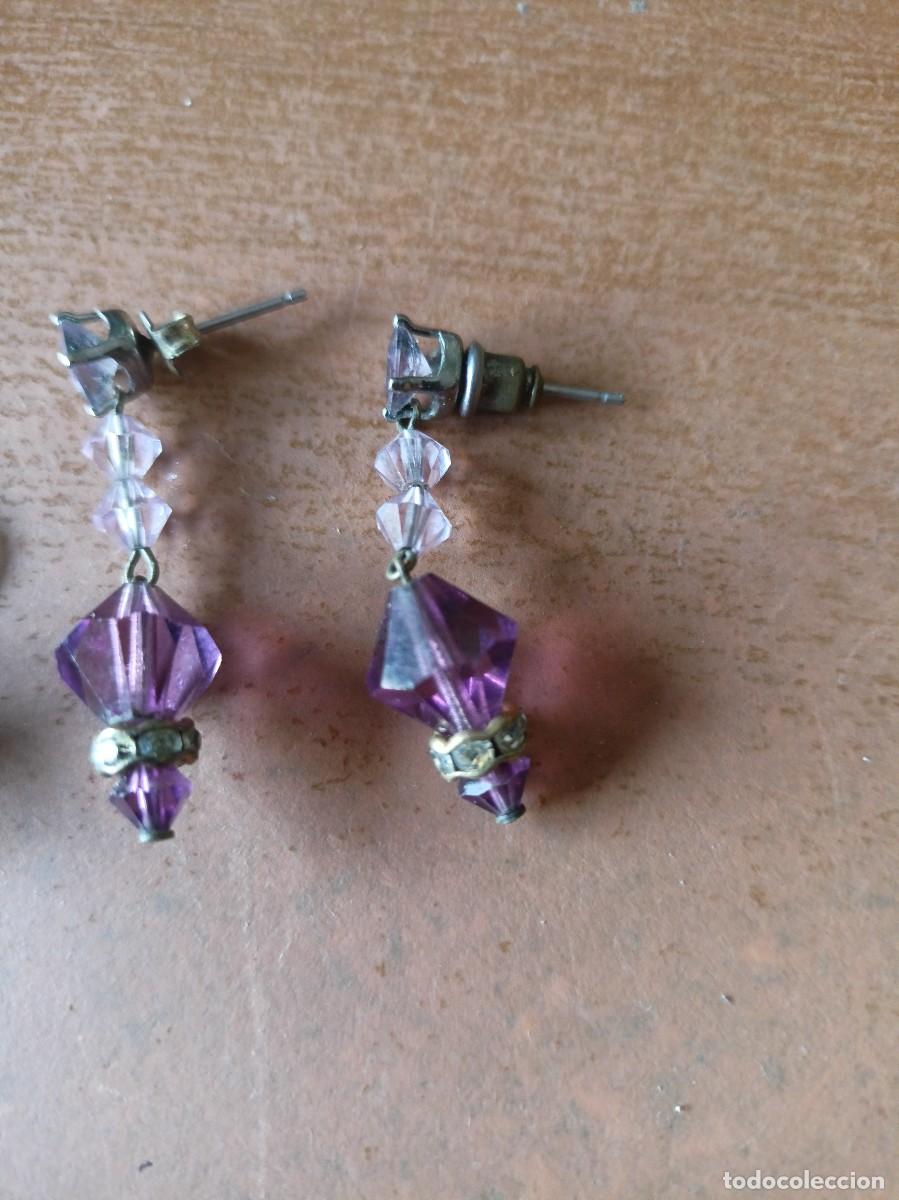 Joyeria: Lote 2 pares de pendientes bisuteria - Foto 2