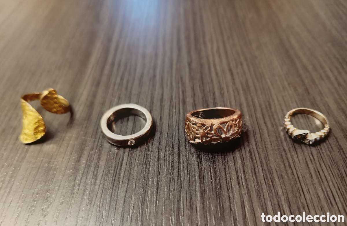 Joyeria: Lote Anillos Pulsera y Cadenas Cartera - Foto 2