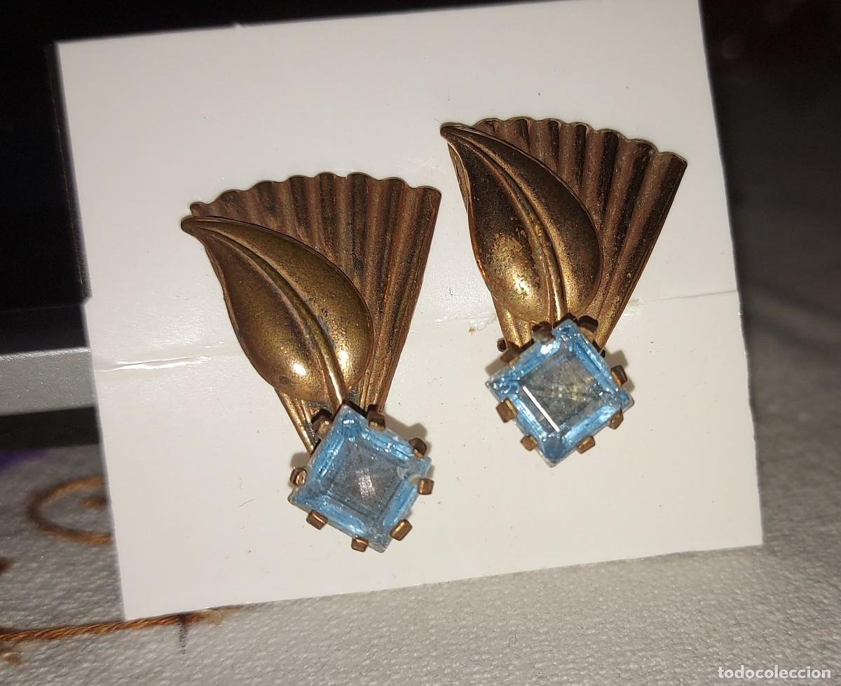 Joyeria: ANTIGUOS PENDIENTES ART DECO, A&Ntilde;OS 40
