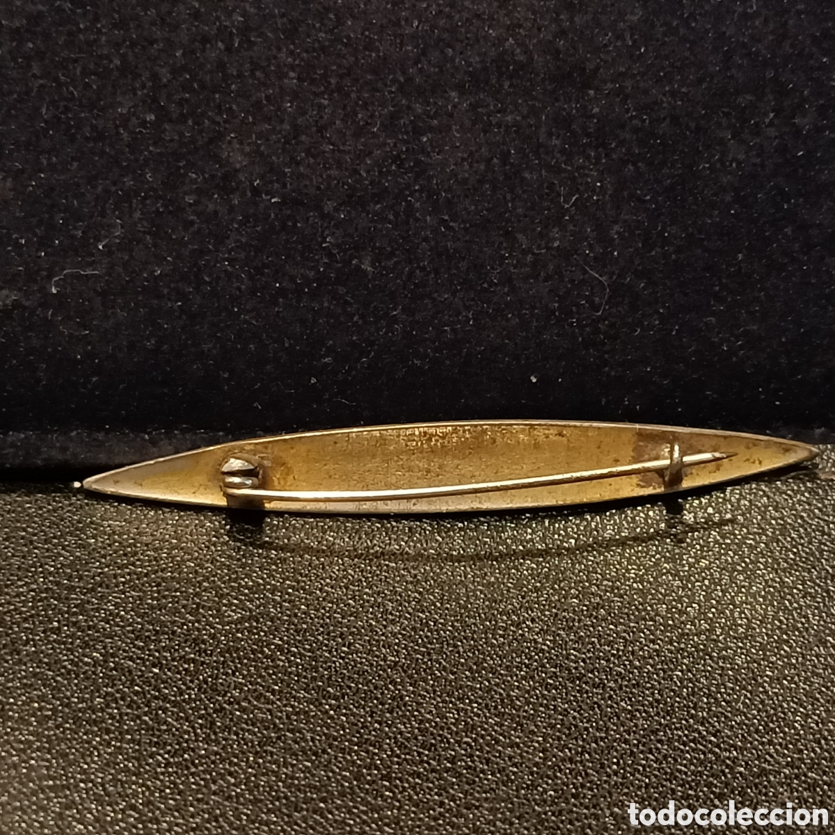 Joyeria: Broche de damasco, de forma alargada. - Foto 5