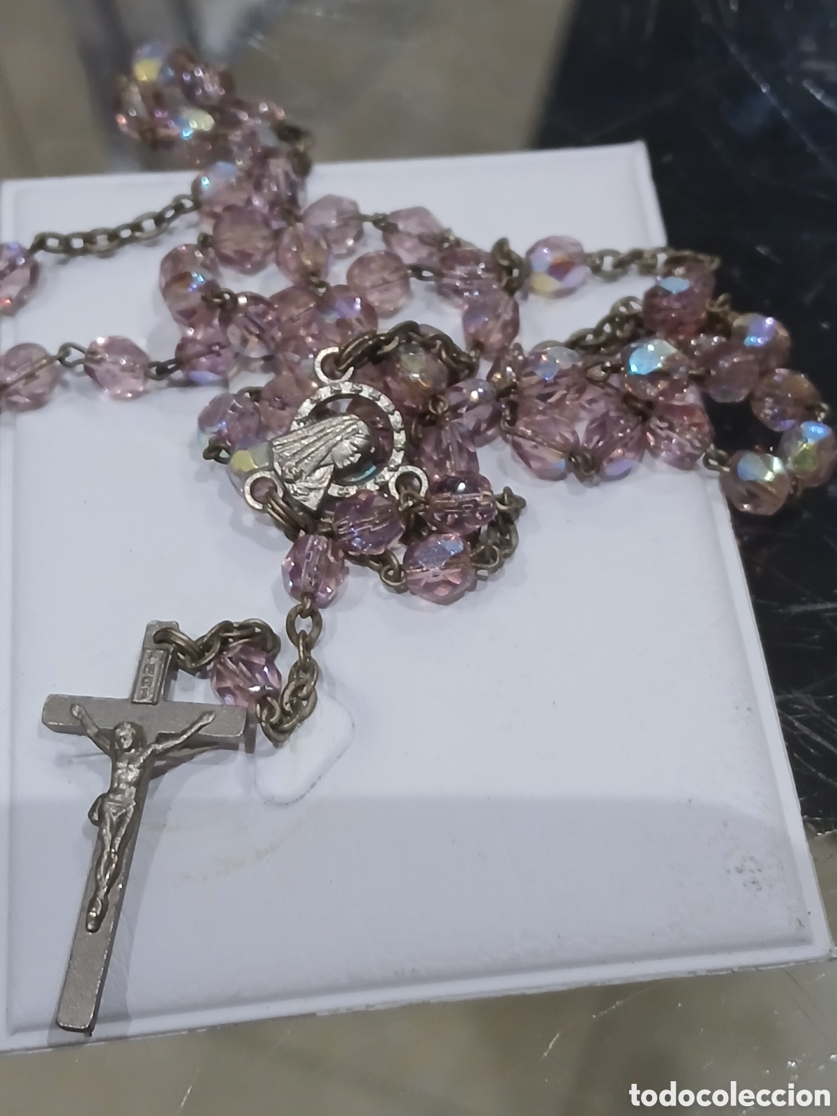 Joyeria: Rosario antiguo cristal - Foto 2