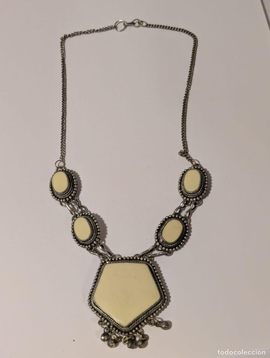 Jewelry: Collar afgano Kuchi tribal cascabeles