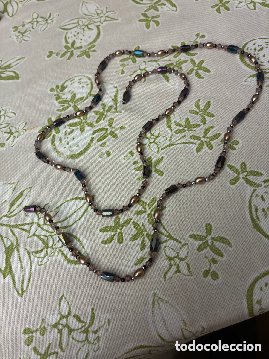 Jewelry: Collar Magn&eacute;tico / Collar Im&aacute;n Multiusos de Hematita Iridiscente y Cuentas de Cristal - Excelente