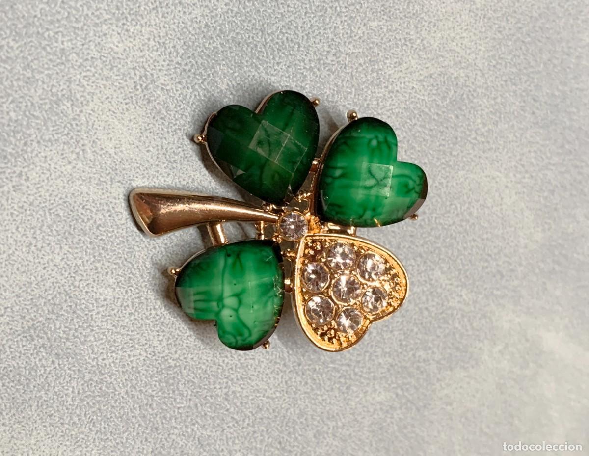 Joyeria: Broche de Tr&eacute;bol de cuatro hojas