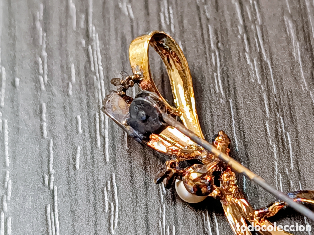 Joyeria: Antiguo Broche Chapado en Oro - Foto 7