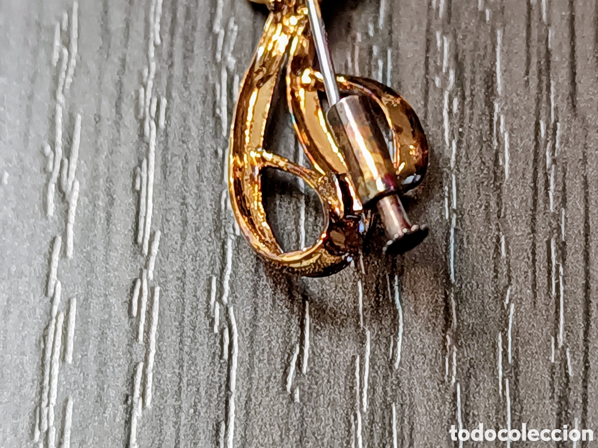 Joyeria: Antiguo Broche Chapado en Oro - Foto 9