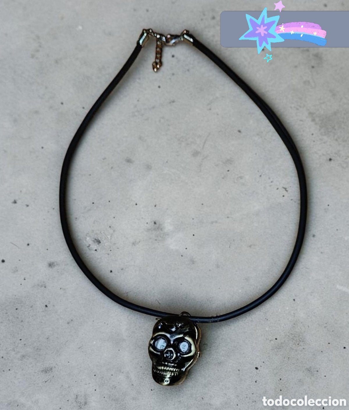 Joyeria: :::: WL33 - COLGANTE CALAVERA CON CORDON