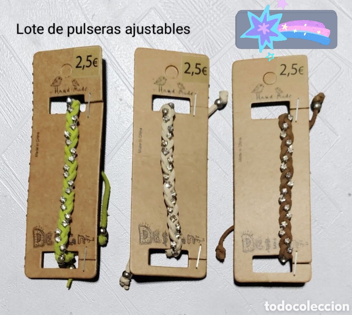 Joyeria: :::: AB59 - LOTE DE TRES PULSERAS AJUSTABLES - Foto 1