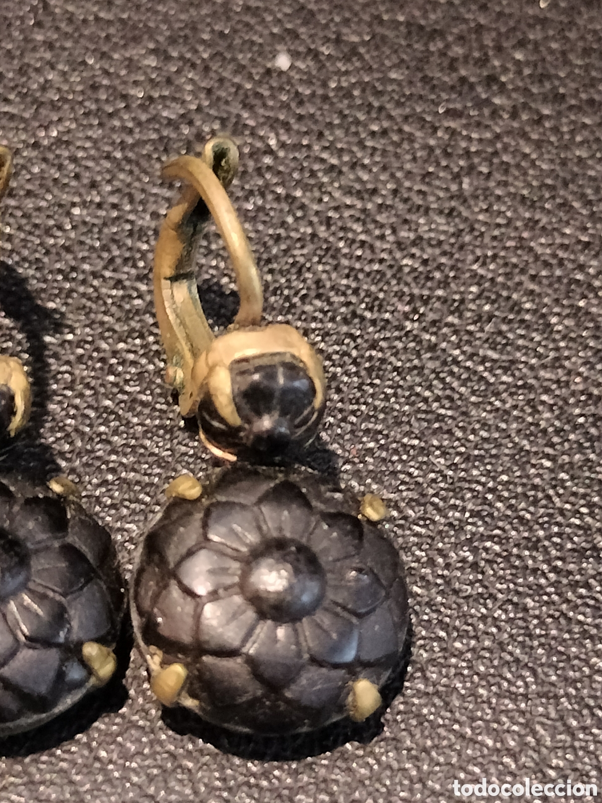 Joyeria: Pendientes de luto o de viuda. - Foto 4