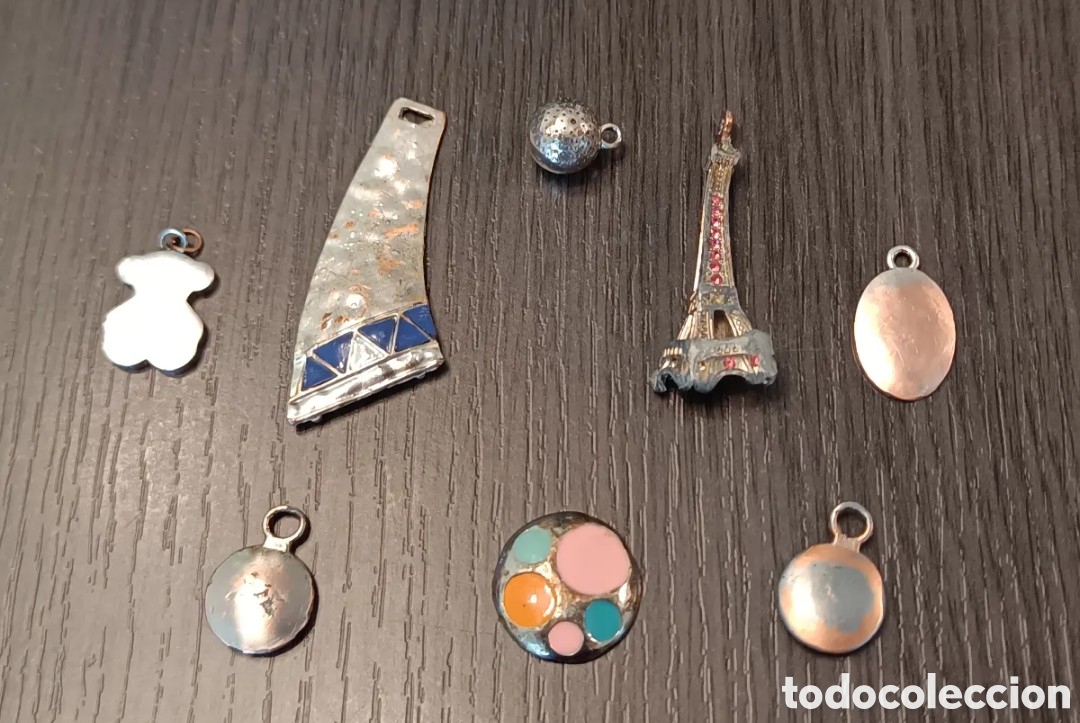 Joyeria: Lote Antiguos Colgantes Fantasia