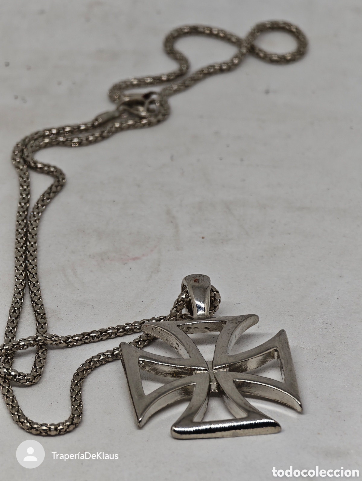 Joyeria: Colgante con Cadena Cruz de Hierro - car106