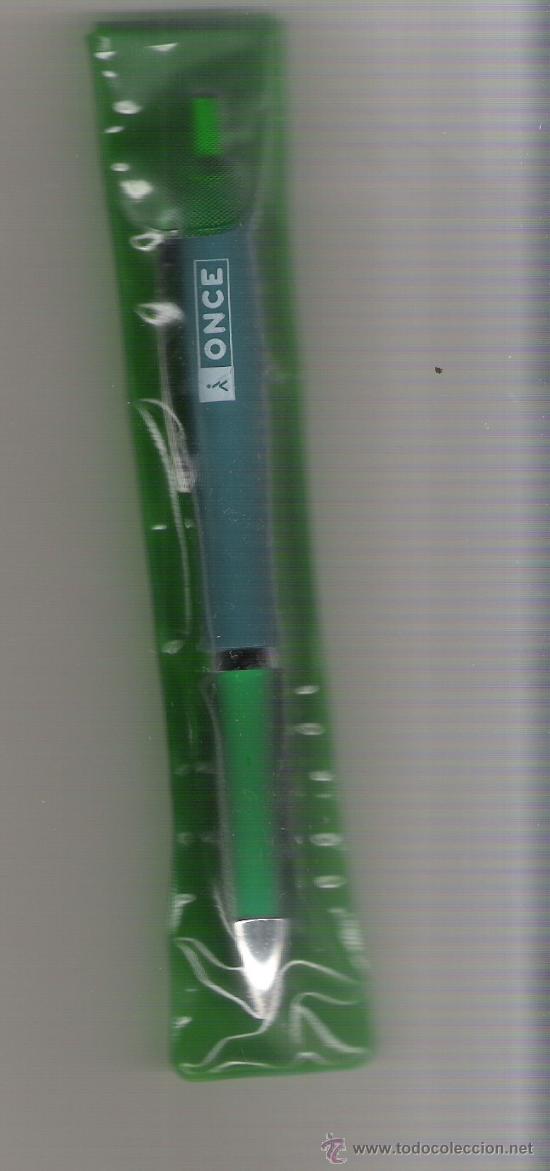 Bol&iacute;grafos antiguos: BOLIGRAFO DE LA O.N.C.E CON FUNDA - Foto 1