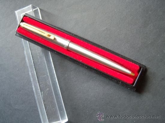 Bol&iacute;grafos antiguos: Bol&iacute;grafo de acero Inoxcrom, modelo 77.