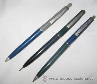 Bol&iacute;grafos antiguos: LOTE DE 3 ANTIGUOS BOL&Iacute;GRAFOS BOLA BOLA