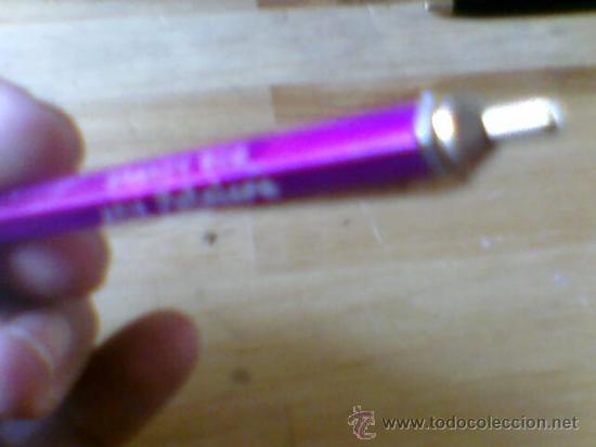 Bol&iacute;grafos antiguos: ANIS PE&Ntilde;ALARA BRANDY 808 BOLIGRAFO METALIZADO ROSA FOR EVER 12.5CMS ALTO