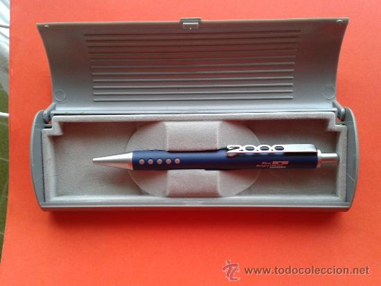 Bol&iacute;grafos antiguos: Estuche con bol&iacute;grafo sin usar Fira Amposta 2000 (ciudad del sur de la provincia de Tarragona)