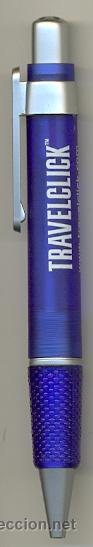 Bol&iacute;grafos antiguos: 23-845. Boligrafo Publicitario. Travelclick