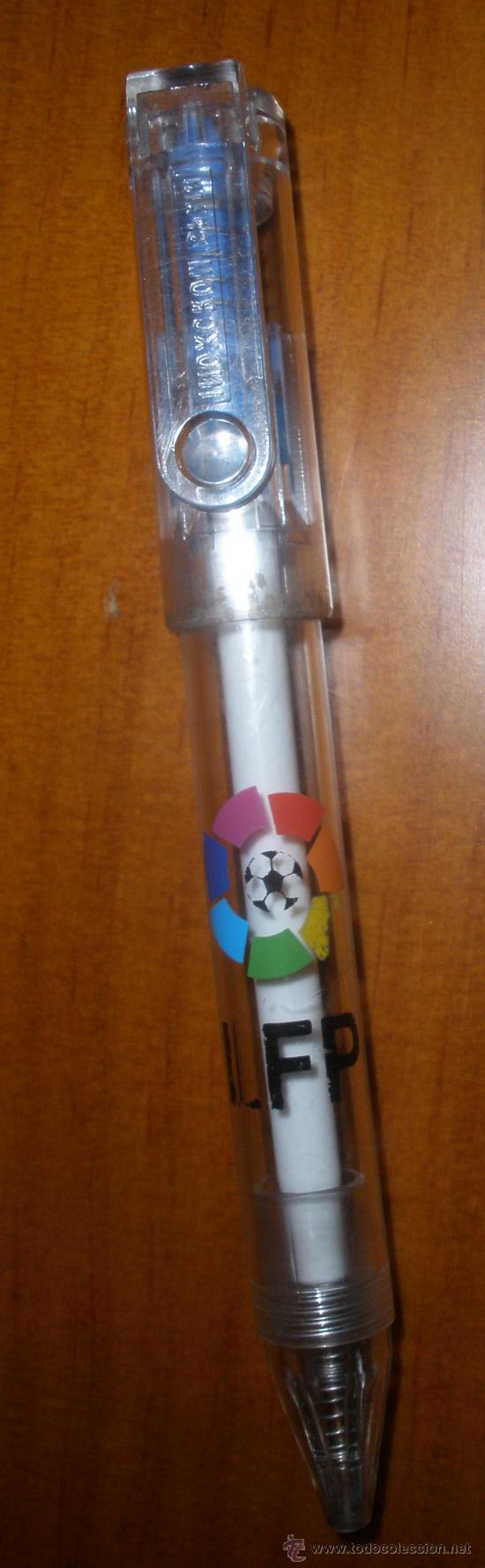 Bol&iacute;grafos antiguos: BOLIGRAFO   PUBLICIDAD LIGA FUTBOL PROFESIONAL