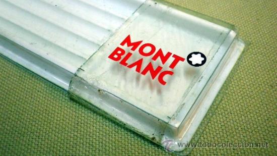 Bol&iacute;grafos antiguos: CAJA , ESTUCHE PARA DE REPUESTOS DE BOLIGRAFOS MONTBLANC