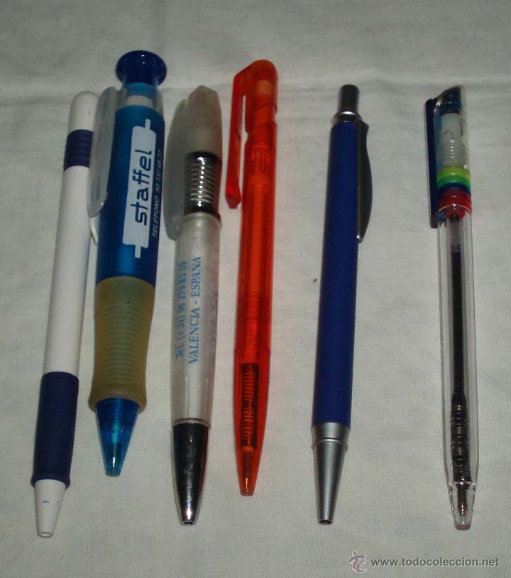 Stylos-bille anciens: seis boligrafos de coleccion de varias empresas diferentes