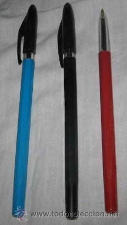 Stylos-bille anciens: LOTE DE 3 BOL&Iacute;GRAFOS REYNOLDS OFICINA