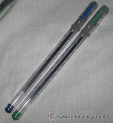 Stylos-bille anciens: LOTE DE 2 BOL&Iacute;GRAFOS SANTILLANA