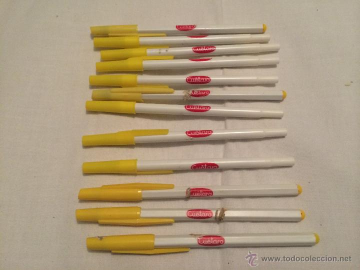 Stylos-bille anciens: LOTE DE 12 BOLIGRAFOS DE CUETARA. VARIOS MODELOS