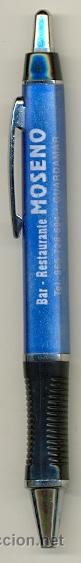 Stylos-bille anciens: 23-979. Bol&iacute;grafo Publicitario. Bar Restaurante Moseno. Guardamar