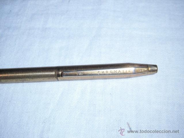 Bol&iacute;grafos antiguos: BOLIGRAFO CHROMATIC FUNCIONANDO - Foto 2