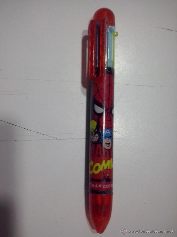 Stylos-bille anciens: Boligrafo marvel comic 6 colores .20o9 made in marvel