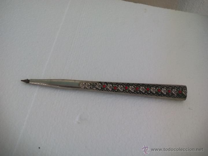 Stylos-bille anciens: Boligrafo o portaminas  de metal Schneider garantie, mine n&ordm; 5