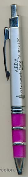 Stylos-bille anciens: 23-1067. Bol&iacute;grafo A.E.D.H. Madrid