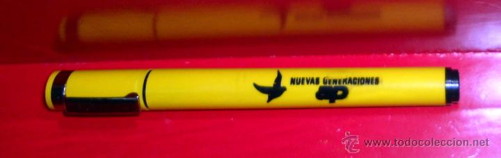 Penne a sfera antiche: BOLIGRAFO ANTIGUO EUROWAY ITALY.PROPAGANDA POLITICA.NUEVAS GENERACIONES ALIANZA POPULAR.A&Ntilde;OS 70 70`S