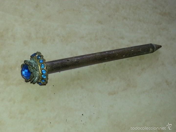 Penne a sfera antiche: ANTIGUO BOLIGRAFO CON PEDRERIA BISUTERIA A&Ntilde;OS 70