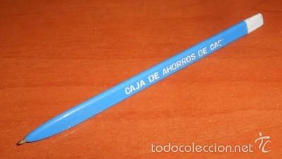 Stylos-bille anciens: ANTIGUO BOL&Iacute;GRAFO CON PUBLICIDAD DE CAJA DE AHORROS DE C&Aacute;DIZ