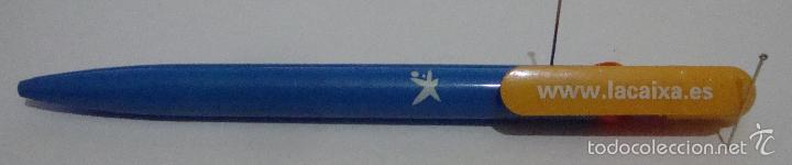 Stylos-bille anciens: (TC-7) BOLIGRAFO PUBLICIDAD TEMA BANCOS CAJAS LA CAIXA