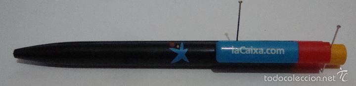 Stylos-bille anciens: (TC-7) BOLIGRAFO PUBLICIDAD TEMA BANCOS CAJAS LA CAIXA