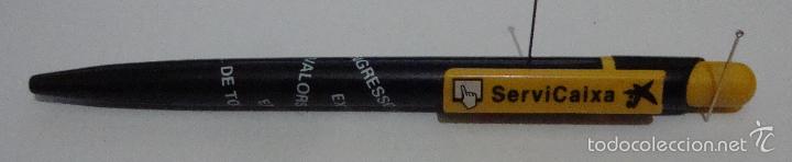 Stylos-bille anciens: (TC-7) BOLIGRAFO PUBLICIDAD TEMA BANCOS CAJAS LA CAIXA