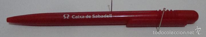 Stylos-bille anciens: (TC-7) BOLIGRAFO PUBLICIDAD TEMA BANCOS CAJAS CAIXA SABADELL