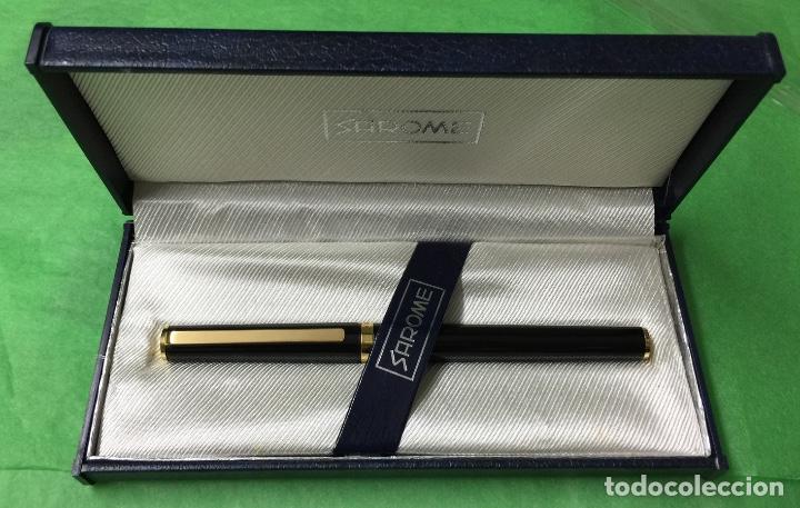 Bol&iacute;grafos antiguos: Sarome - Bol&iacute;grafo con su caja - Jap&oacute;n