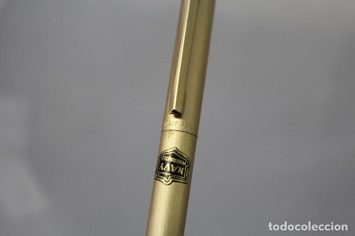 Bol&iacute;grafos antiguos: boligrafo navy pen - Foto 2