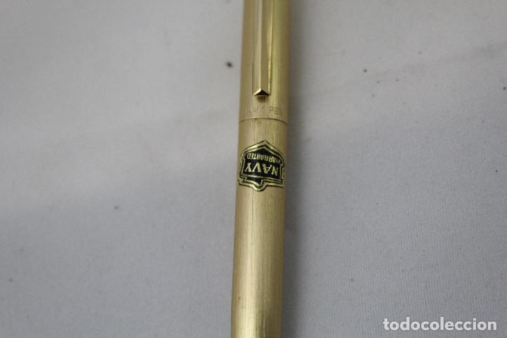 Bol&iacute;grafos antiguos: boligrafo navy pen - Foto 4