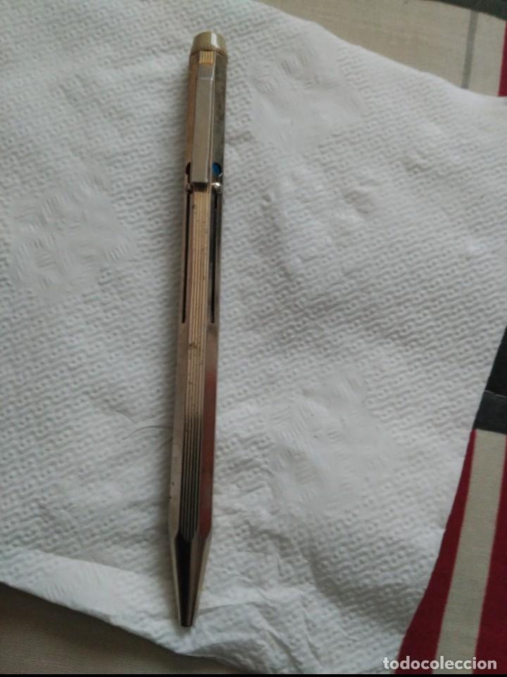 Bol&iacute;grafos antiguos: boligrafo 4 colores en metal
