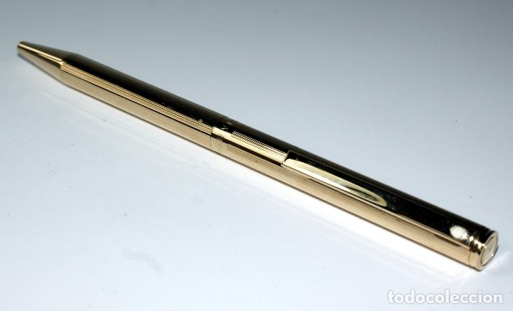 Bol&iacute;grafos antiguos: Bol&iacute;grafo SHEAFFER  chapado en Oro - Foto 3