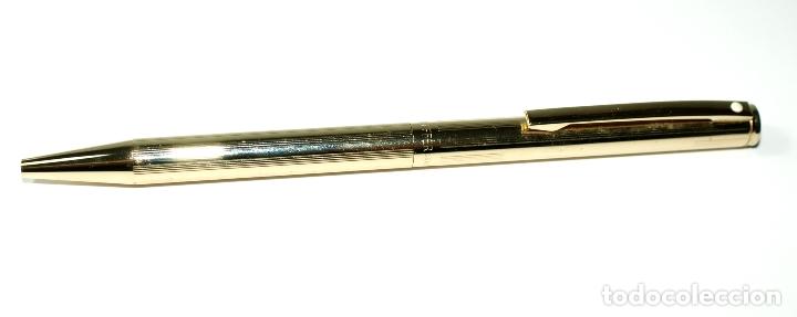 Bol&iacute;grafos antiguos: Bol&iacute;grafo SHEAFFER  chapado en Oro - Foto 5