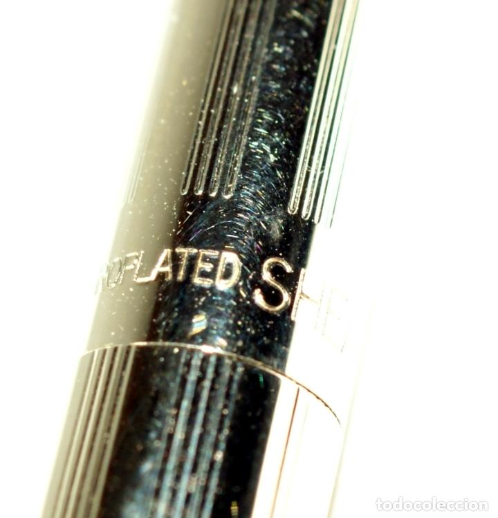 Bol&iacute;grafos antiguos: Bol&iacute;grafo SHEAFFER  chapado en Oro - Foto 6